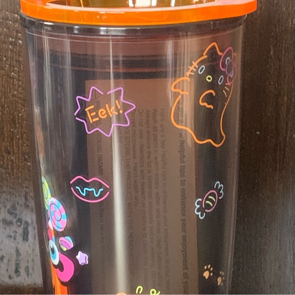 Hello Kitty Cat Burglar Halloween Tumbler - Jack O’Lantern Candy Ghost Eyeball - Picture 7 of 14